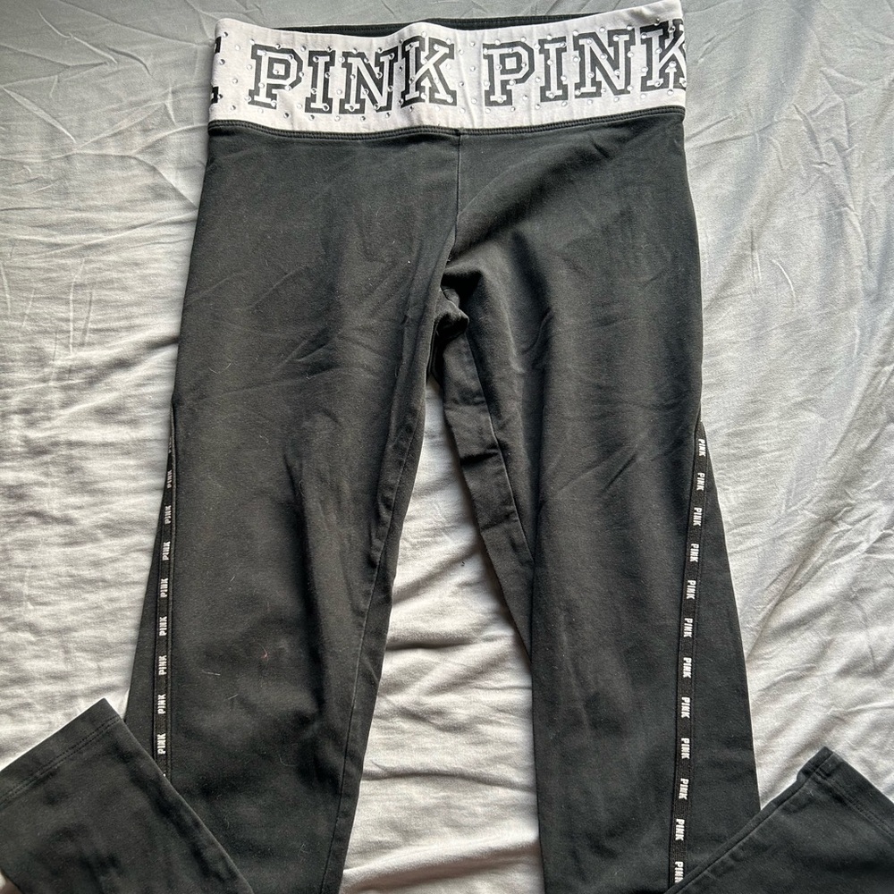 PINK Victoria's Secret Black Leggings